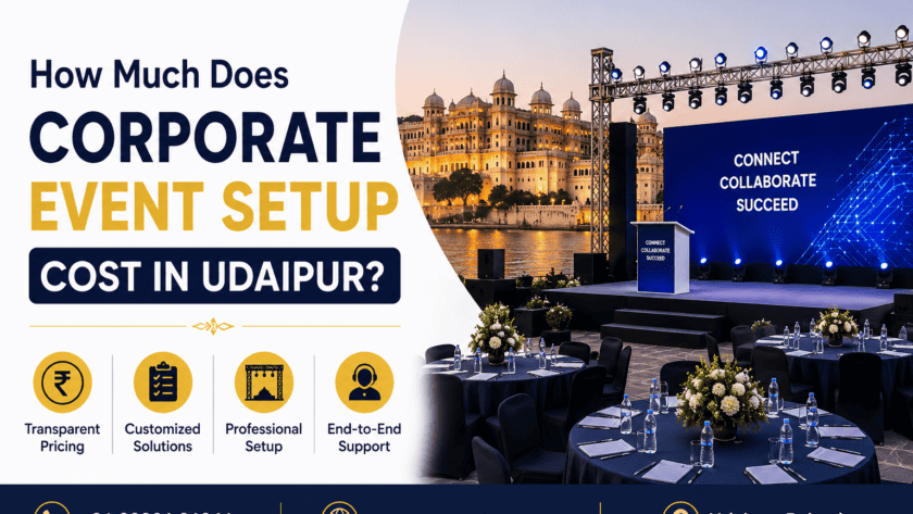 corporate event setup cost in udaipur