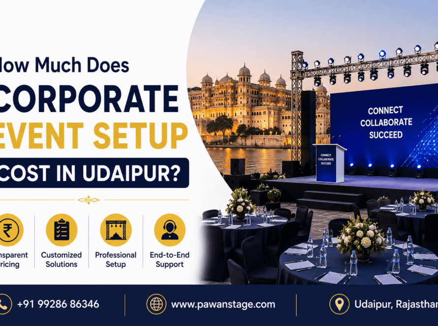 corporate event setup cost in udaipur